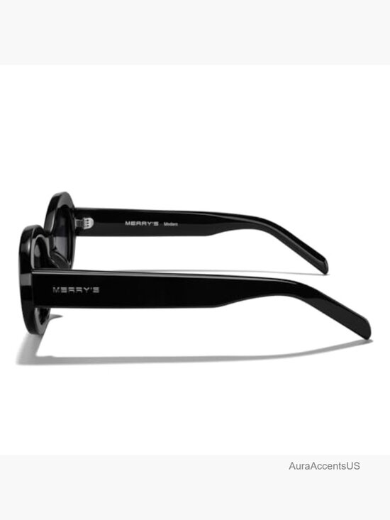 Oval Acetate UV400 Polarized Sunglasses for Women